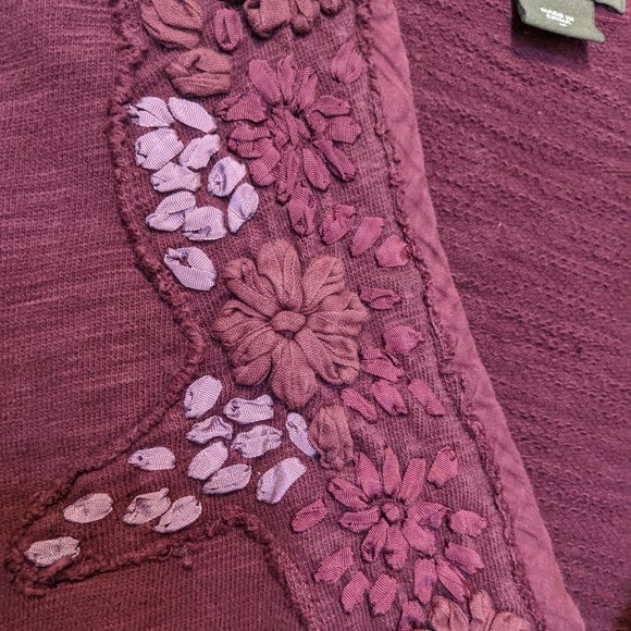 Eddie Bauer Embroidered Floral Cardigan - Picture 6 of 9